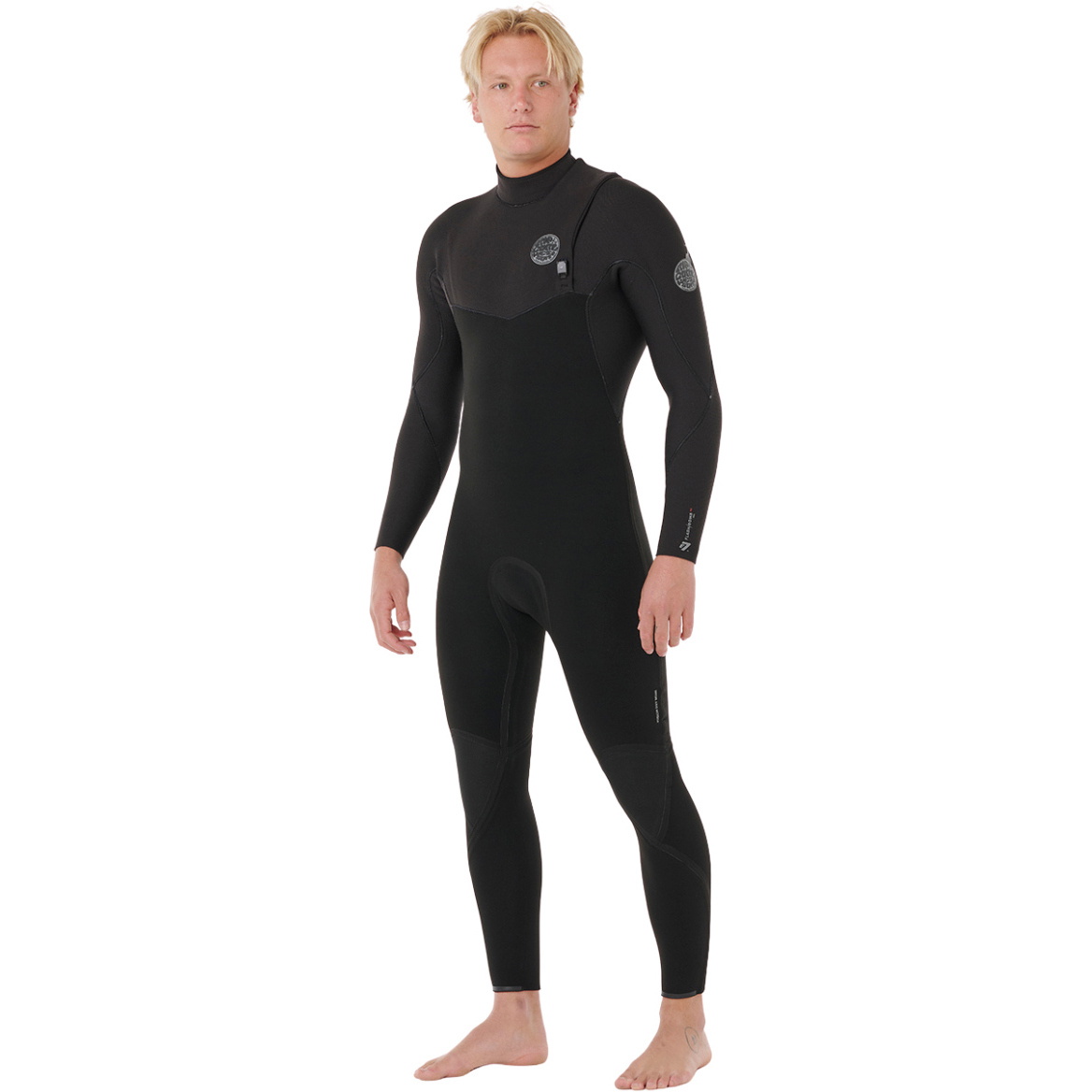 2026 Rip Curl Männer Flashbomb Pro 5/3mm Zip-frei Neoprenanzug 17EMFS - Black